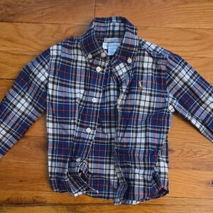 Polo by Ralph Lauren Kids Plaid Shirt - Navy, Red, White